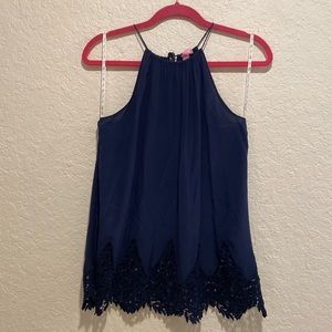 Lilly Pulitzer Blue Shirt size Small